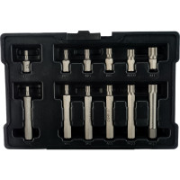 Набор бит STELS HEX, TORX, SPLINE, шестигранник 1/2"  42шт 11318