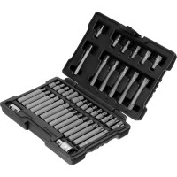 Набор бит STELS HEX, TORX, SPLINE, шестигранник 1/2"  42шт 11318