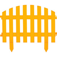 Декоративный забор PALISAD Ампир 28x300 см, желтый 65010