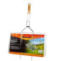 Решетка-гриль SPARTA 260х450 мм, хромированная 69565