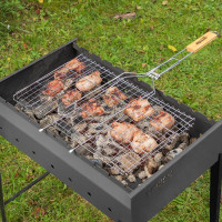 Решетка-гриль SPARTA 260х450 мм, хромированная 69565