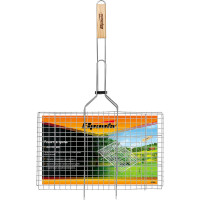 Решетка-гриль SPARTA 260х450 мм, хромированная 69565