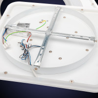 Светодиодная диммируемая люстра RITTER с ДУ BREZZO 100Вт, 2700К+6400K/4200К/6400К+2700K, 7000Лм 670x620x47мм 52390 1