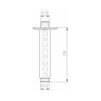 Держатель для душевой RavSlezak MD0372CMAT