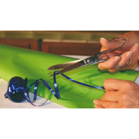 Бытовые и швейные ножницы ERDI, 180 мм, полностью никелированные ER-D840-180