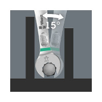 Набор гаечных комбинированных ключей WERA 6003 Joker 5 Set 1, 8 - 19 мм, 5 предметов WE-020230