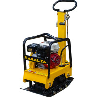 Реверсивная бензиновая виброплита Masalta Honda GX200, 6,5 л.с., 162 кг, расширители, MSH160E-4 ВИБ170