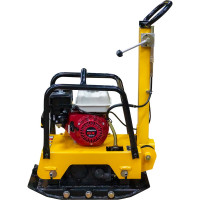 Реверсивная бензиновая виброплита Masalta Honda GX200, 6,5 л.с., 162 кг, расширители, MSH160E-4 ВИБ170