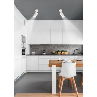 Поворотный накладной светильник Ritter Arton цилиндр, 55x100, GU10, алюминий, белый 59964 7