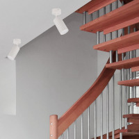 Поворотный накладной светильник Ritter Arton цилиндр, 55x100, GU10, алюминий, белый 59964 7