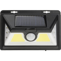 Светодиодный светильник duwi с датчиком движения Solar LED на солнечных батареях, 11Вт, 6500К, 400Лм, IP65, цвет черный 25016 6