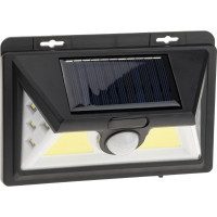 Светодиодный светильник duwi с датчиком движения Solar LED на солнечных батареях, 11Вт, 6500К, 400Лм, IP65, цвет черный 25016 6