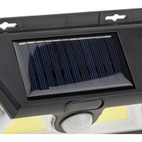 Светодиодный светильник duwi с датчиком движения Solar LED на солнечных батареях, 11Вт, 6500К, 400Лм, IP65, цвет черный 25016 6