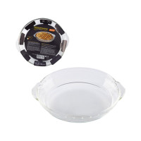 Форма для выпечки Mallony CAMILLA 1.3 л, круглая, с ручками, из боросиликатного стекла 103633