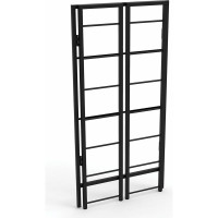 Стеллаж BRABIX "Smart SH-005", 605x290x1193 мм, ЛОФТ, прямой, складной, металл/ЛДСП ясень 641869