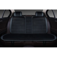 Накидка сиденья SKYWAY POSH вельвет/экокожа, 5 предметов, черная S01302051