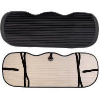 Накидка сиденья SKYWAY POSH вельвет/экокожа, 5 предметов, черная S01302051