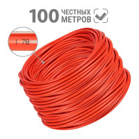 Провод ПуВ TDM ELECTRIC 1x6,0 ГОСТ (100м), красный SQ0124-1349