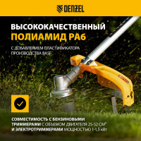 Леска FLEX CORD витой квадрат 2 мм, 357 м, на DIN катушке для триммера Denzel 96297