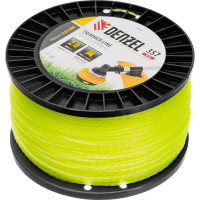 Леска FLEX CORD витой квадрат 2 мм, 357 м, на DIN катушке для триммера Denzel 96297