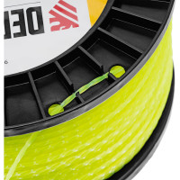Леска FLEX CORD витой квадрат 2 мм, 357 м, на DIN катушке для триммера Denzel 96297