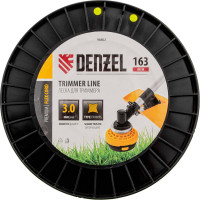 Леска FLEX CORD витой квадрат 3 мм, 163 м, на DIN катушке для триммера Denzel 96802