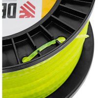 Леска FLEX CORD зубчатый квадрат 2.4 мм, 172 м, на DIN катушке для триммера Denzel 96804