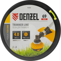 Леска FLEX CORD круглая 4 мм, 69 м, на DIN катушке для триммера Denzel 96283