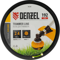 Леска FLEX CORD круглая 2.4 мм, 192 м, на DIN катушке для триммера Denzel 96280