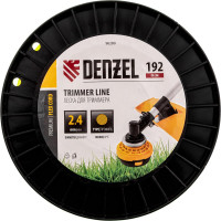 Леска FLEX CORD круглая 2.4 мм, 192 м, на DIN катушке для триммера Denzel 96280