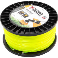 Леска FLEX CORD круглая 2.4 мм, 192 м, на DIN катушке для триммера Denzel 96280