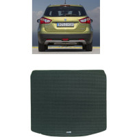 Ковры в салон автомобиля Eva Smart suzuki sx-4 ii 2013 - эва сота чёрные c черной окантовкой 1781-B5B5-S