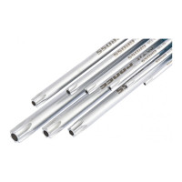 Набор экстрадлинных имбусовых ключей GROSS TORX-TT T10-T50, S2, сатинированные, 9 шт. 16408