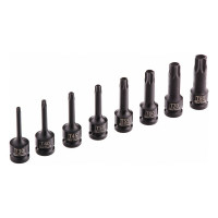 Набор ударных торцевых головок TORX 30-80, 1/2", 8 шт., в кейсе STELS 13999