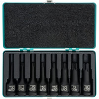 Набор ударных торцевых головок TORX 30-80, 1/2", 8 шт., в кейсе STELS 13999