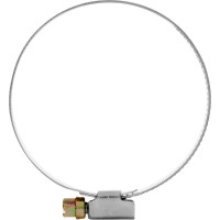 Металлические хомуты СИБРТЕХ стандартное болтовое крепление 60-80мм, 50шт/уп, ширина 9мм 47564