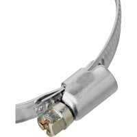 Металлические хомуты СИБРТЕХ стандартное болтовое крепление 60-80мм, 50шт/уп, ширина 9мм 47564