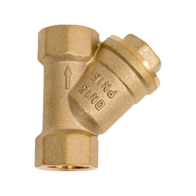 Фильтр ГАЛЛОП Y-образный, магнитный, латунь, газ, Ду15 Ру16 м/м, 50C 118015 036-0707