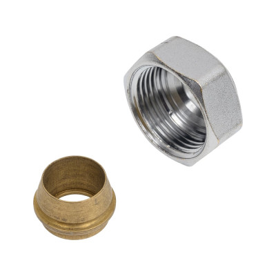 Соединитель для медных труб Giacomini латунь R178E R178EX104 127-2414