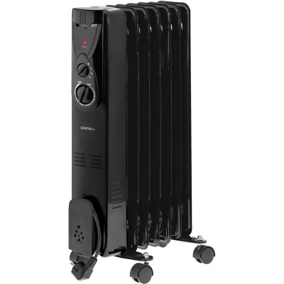 Масляный обогреватель Centek (Черный) 7 секций (15м) 1500Вт, 3 режима,защ.от перегрева CT-6200 Black