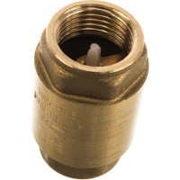 Обратный клапан Giacomini латунь осевой R60 15 Ру16 Тмакс-110 оС ВР G1/2 дюйма R60Y003 019-0489