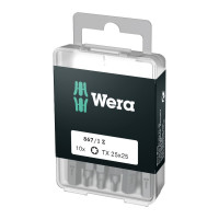 Бита 867/1 DIY TORX (10 шт; TX25; 25 мм) WERA WE-072409
