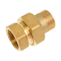 Соединитель Giacomini латунь американка Ду 20 3/4 прямой ВР/НР R18 R18Y004 127-5271