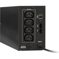 Источник бесперебойного питания ExeGate SpecialPro UNB-650.LED.AVR.C13.RJ.USB <650VA/360W, LED, AVR, 4хC13, RJ45/11, USB, Black> 285596