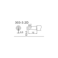 Насадка паяльная QUICK 303-3,2D