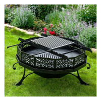 Практичный мангал FIRE-HOUSE 3 в 1 Ажурный d 900 Ma-900-3v1a