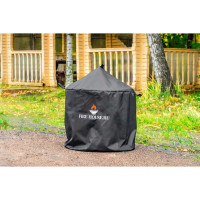 Чехол для костровой чаши FIRE-HOUSE черный, с крышкой, диаметр 800 мм CheholKR-800-ч