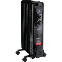 Масляный обогреватель Centek (Черный) 7 секций (15м) 1500Вт, 3 режима,защ.от перегрева CT-6200 Black