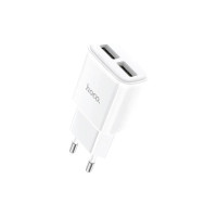 Сетевое зарядное устройство Hoco c88a star 2xusb, 2.4а (белый) 0L-00057527
