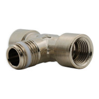 Фитинг тройник с фторопластовым кольцом Camozzi S2060 1/2-1/2